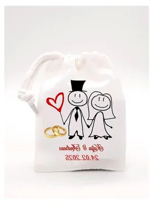 Produktbild von Hochzeitsgeschenk für das Brautpaar mit personalisierter Geldverpackung