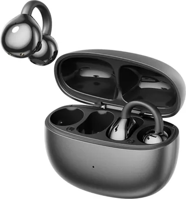 INF Clip-On Bluetooth Kopfhörer: Knochenleitung, HIFI Sound, Lange Akkulaufzeit Schwarz