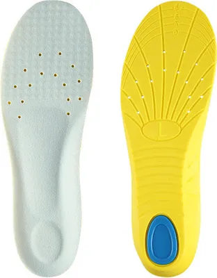 Produktbild von 1 Paar Einlegesohlen, Orthopädische Einlegesohle, Atmungsaktive Einlegesohle Zuschneidbares Casual Vollpolster Einlagen (Größe:L 42-45)
