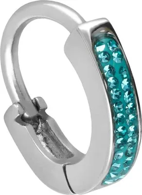 Produktbild von Ohrpiercing, Nasenpiercing, Septum Piercing Chirurgenstahl Bauchnabelring KRISTALLE + EPOXY
