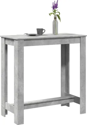 Produktbild von Maison Exclusive - Bartisch Betongrau 102x50x103,5 cm Holzwerkstoff
