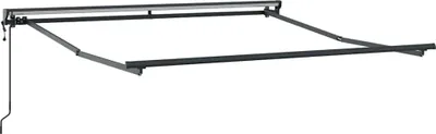 Immagine prodotto di vidaXL Telaio per tenda da sole regolabile, antracite, 3 x 2,5 m, acciaio