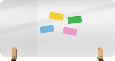 Produktbild von Legamaster Spuckschutz ELEMENTS 7-209721 transparent 120,0 x 60,0 cm