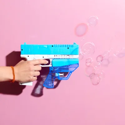 Produktbild von X2 Seifenblasen- und Wasserpistole 2 in 1