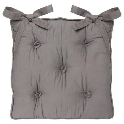 Image de Galette de chaise - L 40 cm x l 40 cm - Gris