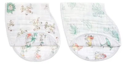 Productafbeelding van 100% Katoenen Burpy Bib voor Baby's, 2-pack