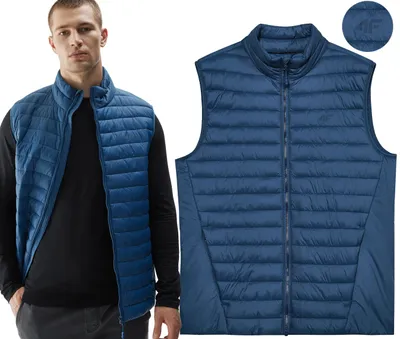 Zdjęcie produktu dla 4F Bezrękawnik Męski Kamizelka, 4FAW23TVESM062 32S, R-XXL