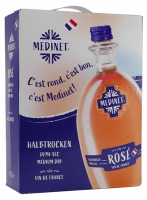 Produktbild von Medinet Rosé -halbtrocken- 3,0L BIB