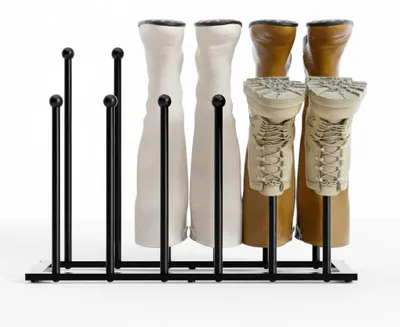 Immagine prodotto di InAndOutdoorMatch - Scaffale per scarpe - Autoportante - Nero, Immagine generata dall'IA