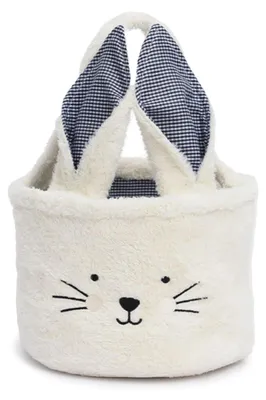 Image de Pâques : panier pour enfants avec anse (blanc)