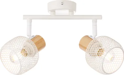 Produktbild von BRILLIANT Spotrohr, 2-flammig Giada weiß IP20 E14 Geeignet für Tropfenlampe