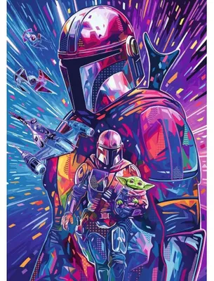 Produktbild von Erwachsenenpuzzle 500 Teile - Star Wars Hyperspace Collection: The Mandalorian(TM)
