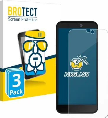 Produktbild von 3x BROTECT Schutzglas für Fairphone 3 Plus Schutzfolie Panzer Folie Glas Display Schutz klar