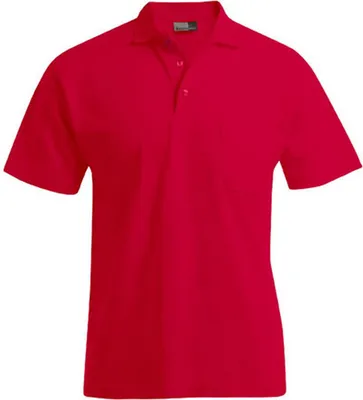 Produktbild von Heavy Poloshirt mit Brusttasche Herren, Rot, XL