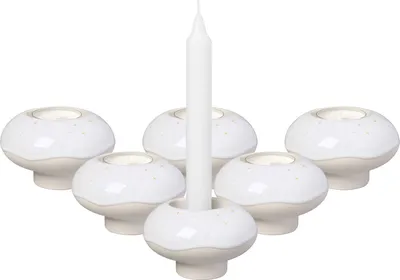 Obrázek produktu pro like. by Villeroy & Boch Svícen Winter Glow Donut ø 9,1 cm Sada 6 kusů