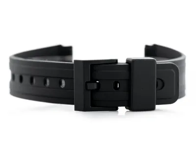 Obrázek produktu pro Gumový pásek k hodinkám - model 6 černý - 18 mm