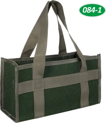 Produktbild von Grosse, verdickte, verschleissfeste Aufbewahrungstasche fuer Wartungswerkzeuge, multifunktionale tragbare Werkzeugtasche, Segeltuchtasche mit grosser Kapazitaet, Gruen 084-1