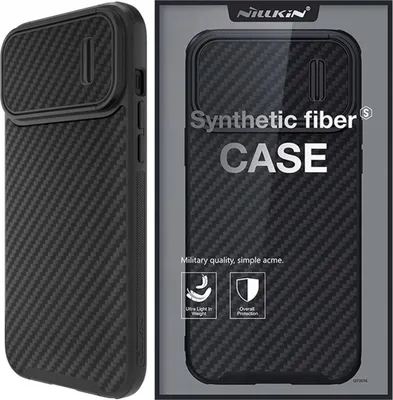 Image de Nillkin Synthetic Fiber S Case Iphone 14 Pro with Camera Cover Noir