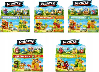Image de Magic Box Piratix Fou de la Jungle Capitaine Figurine Multicolore One Size