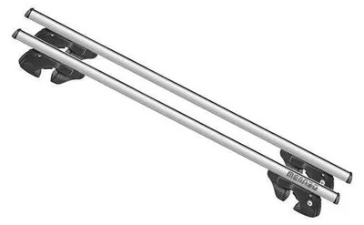 Obrázok produktu pre Menabo Sherman Silver XL | Strešný nosič pre Volkswagen - Caddy (2K) Life / Maxi Life 2010-2015 - Hliník - Dĺžka 135 cm - Nosnosť 90 kg - Balenie obsahuje 2 kusy
