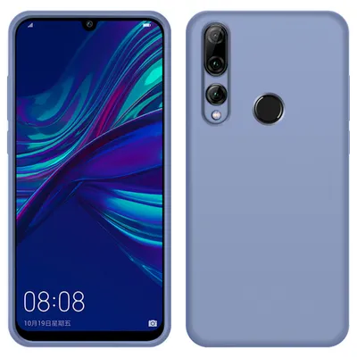 Immagine prodotto di Custodia Huawei P Smart+ 2019, custodia in silicone liquido protettiva resistente agli urti e ai graffi per Huawei P Smart+ 2019 grigio