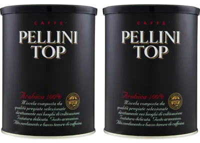 Image de Café moulu en boîte Arabica Espresso 2 x 250 g - Pellini