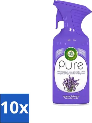 Productafbeelding van Air Wick – Luchtverfrisser – Lila Lavendel – 250 ml - Voordeelverpakking - 10 stuks