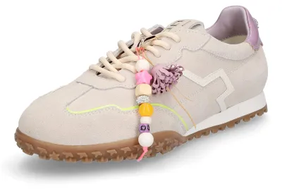 Produktbild von Damen Sneaker aus hochwertigem Rauleder mit Lederfutter und Wechselfußbett, grau