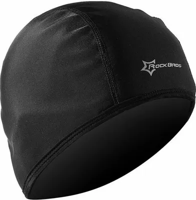 Image de ROCKBROS Bonnet d'hiver Bonnet de dessous Oreillettes Casque Noir