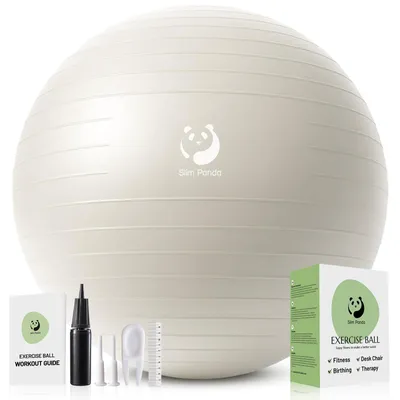 Obrázek produktu pro Gymnastický míč, 55-85 cm, odolný proti výbuchu, s pumpou, pro fitness