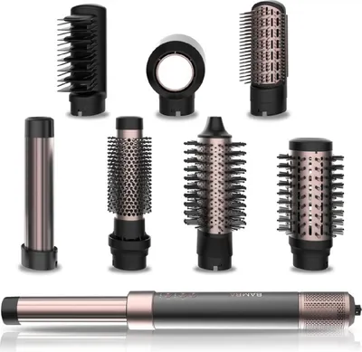 Image de Modelador de Cheveux Cecotec CeramicCare AirGlam 8-en-1 1400W Noir