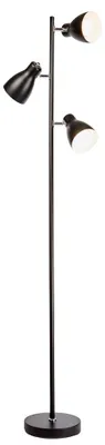 Produktbild von Stehlampe - Schalter, schwenkbar, E27 Fassung, max. 25W, 3-flammig, Schwarz
