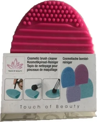 Produktbild von Silikon-Make-up-Pinsel-Reinigungspad, Make-up Pinsel Reinigungsmatte, Make-up-Pinsel-Schrubber-Pad, Tragbares Waschwerkzeug für Make-up Pinsel
