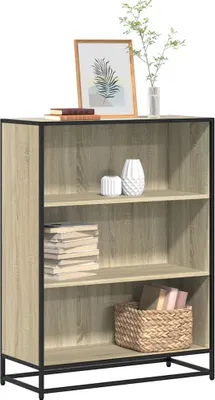 Obrázek produktu pro Maison Exclusive – knihovna Sonoma dub 80,5 x 35 x 107,5 cm dřevěný materiál