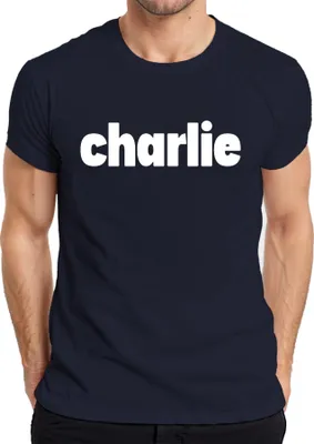 Obrázek produktu pro Charlie Writing Charlie Kirk Protest Republican Patriot Pánské tričko, Navy, M