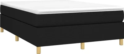 Produktbild von Hochwertigen Möbel Klassische Betten - Schwarz BoxspringBettgestell - Doppelbett Schwarz 140x200cm Stoff NEU9025517