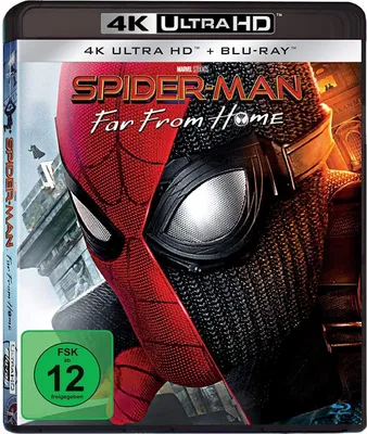 Produktbild von PLAION Spider-Man: Far From Home (4K-UHD+Blu-ray), Film, Blu-ray, Deutsch, Englisch, Französisch, Italienisch, Spanisch, 129 min, Spider-Man: Homecoming 2, Abenteuer