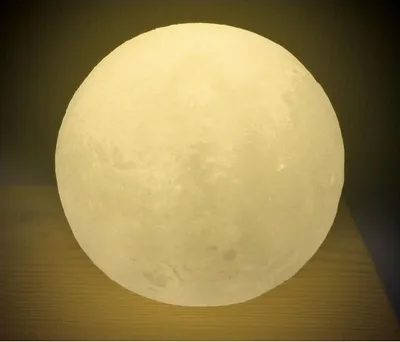Produktbild von lED-Lampe Leuchtmond mit Timerfunktion 10 cm