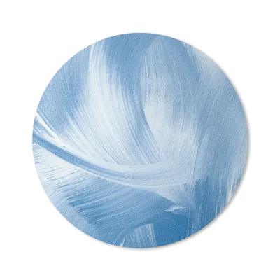 Produktbild von MuchoWow® Mauspad Mousepad Blau - Acrylfarbe - Gestaltung 20x20 cm - Mousepads - Maus Mat - Pad - Mausunterlage - Schreibtischmatte