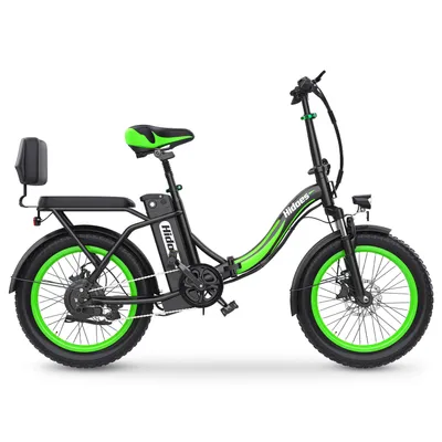 Produktbild von Hidoes HD-C1 E-Bike -48V13AH Akku 20 Zoll Reifen Scheibenbremsen - Grš¹n