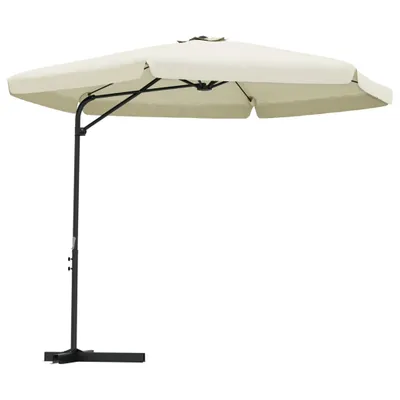Produktbild von vidaXL Sonnenschirm mit Stahl-Mast 300 cm Sandweiß