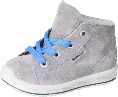 Produktbild von Ricosta ZAYNI graphit/blau Velour Kinderschuhe