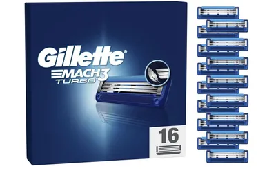 Produktbild von 16 Gillette MACH3 Turbo Rasierklingen