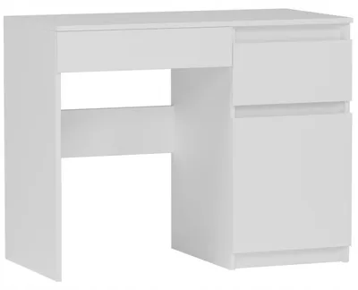 Obrázek produktu pro Psací stůl počítačový 96 cm 2 zásuvky skříňka FRAMIRE N-31 bílá