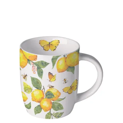 Produktbild von Porzellan-Becher 0,2 L - Fresh lemons white