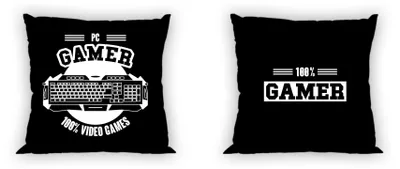 Produktbild von Kissen Kuschelkissen Dekokissen Gamer 40 x 40 cm