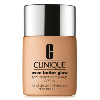 Image de Clinique, Even Better Glow, Light Reflecting, Liquid Foundation, WN 54, Honey Wheat, SPF 15, 30 ml