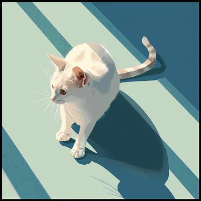 Produktbild von Plakat 100x100cm Katzenpersönlichkeit
