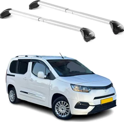 Produktbild von Dachträger für Toyota Proace City Verso 2019-2025 3-5 tür 100kg Alu ABE Silber