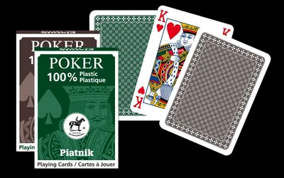 Immagine prodotto di Carte da gioco da poker, 100% plastica, resistenti e impermeabili